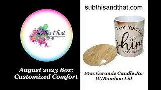 10oz Sublimation Ceramic Candle Jar