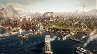 Anno 1800 all dlc  and mod بناء أكبر مدينة  مع قراصنة (3)