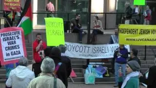 Palestine Solidarity Rally Vancouver Oct 23 Opening