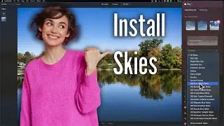 Как установить Skies в Luminar Neo