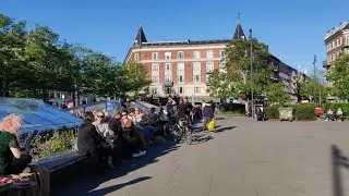 Beautiful tourism spot at Enghave Plads || Copenhagen || Denmark