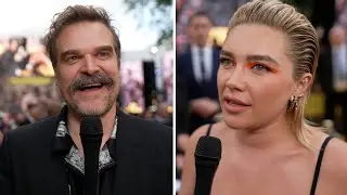 Florence Pugh, David Harbour of Marvel's 'Thunderbolts*' talk stepping into the action