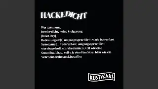 Hackedicht