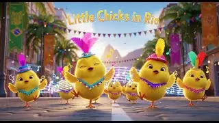 Little Chicks in Rio 🐣 | Fun Samba Song for Kids | Dance, Sing & Move to the Beat! |