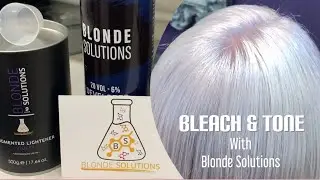 Отбеливание и тонирование | Применение BLONDE SOLUTIONS | ICY AF