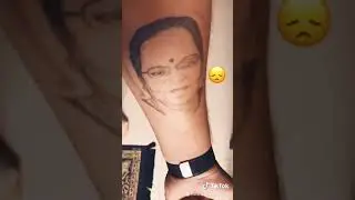 #missing #mom this tattoo was my dream.. maine yeah aapni mummy ki yaad me banwaya.. love u mummy😒