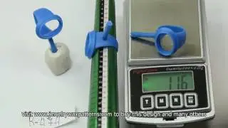 Jewelry wax design pattern for lost wax casting