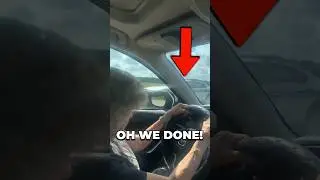 Fearless Grandma High-Speed Police Pursuit 😂 #dashcam #policechase #speeding #pursuit