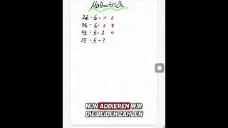 55x6? Kleiner Mathe-Trick✌️