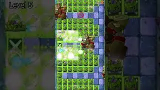 PvZ 2 - Plant Food Ability - Dartichoke Team Level 1, 5, Max Vs Sky Gargantuar Zombies #shorts #pvz2