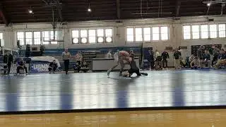 174lbs: Justin Richey (Gettysburg) v. Andrew Huesgen (USMMA) | Gettysburg Bullets Wrestling