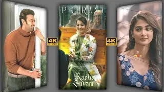 ❤️Radhe Shyam❤️ movie trailer New whatsapp status Prabhas ❤️Pooja hegde #short#shorts