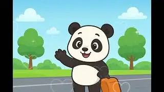 Panda Visits Germany! 🇩🇪✨ Learn Fun Facts, Food & Words | Educational Cartoon for Kids 🐼✈️
