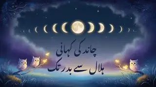 Yusuf Explores the Lunar World- Phases of the moon in Eng-Arabic