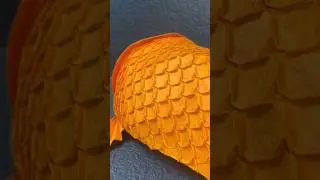 Origami Koi Fish with 400 Scales (Robert Lang) #origami