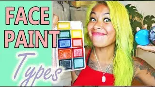FACE PAINT TUTORIAL | Different types of paint | Face Painting Tips for Beginners