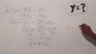 Manipulation of Variables