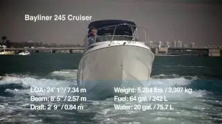 Тест-драйв и обзор катера Bayliner 245 Cruiser 2010 года &mdash; от BoatTest.com