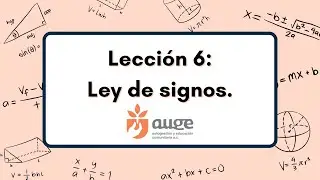 NIVELACIÓN DE MATEMÁTICAS: L6. Ley de signos.