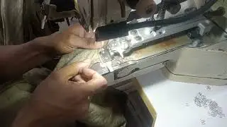 Eye hook and bar join by button attach machine