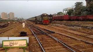48Dn Rehman Baba Express Arraival At Karachi Cantt Railway Station|Pakistani Railfan|