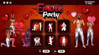 OB52 100% Emote Party Event Free Fire | New Event Free Fire Bangladesh Server | Free Fire New Event