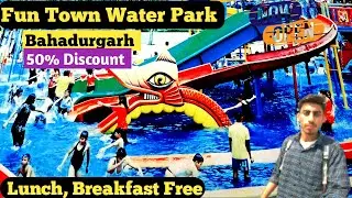 Fun town water park ticket price 2023 / Fun town bahadurgarh water park + amusement park