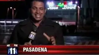 U2 Concert at the Rose Bowl. Fox 11 News Report.