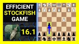 Efficient Stockfish 16.1 Chess Game, English Opening, Anglo-Dutch Defense