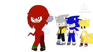 eu sou o Douglas meme Sonic vers&atilde;o gacha Club de anivers&aacute;rio do Knuckles