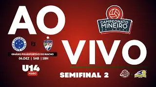 DISPUTA DE 3º LUGAR |  CRUZEIRO vs ARAGUARI VÔLEI EVA | CAMPEONATO MINEIRO U14 MASC