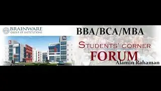 Brainware University Student Forum I How to Use Student's Forum