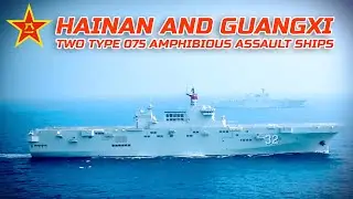 Chinese PLA Navy conducts a thorough test for two amphibious assault ships.