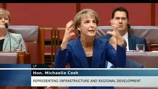Michaelia 'Bombastic Abuse Mode' Cash on WestConnex