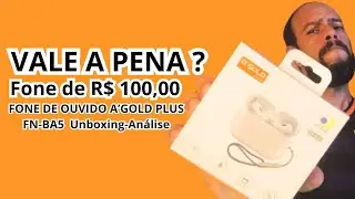 A GOLD PLUS FN-BA5 um fone BLUETOOTH bom e BARATO! Unboxing / An&aacute;lise