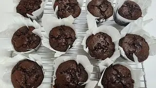 Chocolate muffins/Soft and Moist Chocolate Muffins Recipe