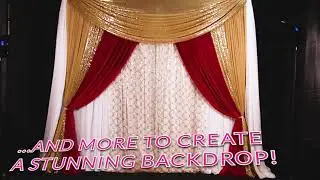 How to SEtup An Easy Double Layer Backdrop Tutorial Step by Step