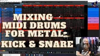 Mixing Midi Drums Kick and Snares  for Metal with Kvlt Drums 2 from Ugritone