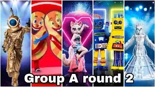 Masked singer Germany vs Belgium group A round 2