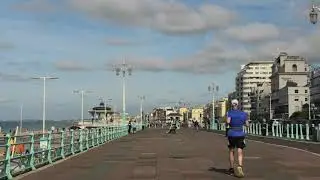 Early calm morning,good weather,will be a beautiful day in Brighton 12 Jun