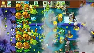វគ្គនេះសាហាវម្លេះ Plants vs. Zombies Hybrid Mod Challenge gameplay!