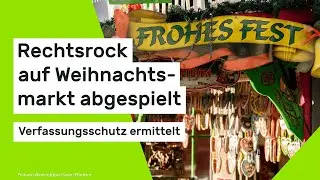 Otterndorf: Right-wing rock music played at Christmas market - domestic intelligence agency inves...