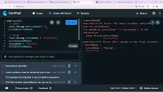 Flutter Day 3: Understanding and Using const and final Keywords