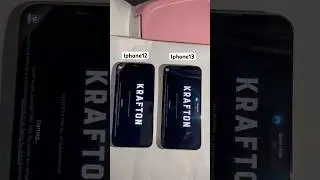 Iphone12 vs iphone13 pubg test video￼