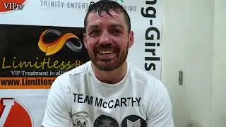 Crowd pleaser Jay McCarthy has a small hall war with Jordan Grannum