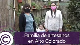 Familia artesana en Alto Colorado
