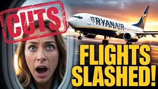 Ryanair сокращает 1 миллион мест. Шокирующая причина сокращения маршрутов в Европе.