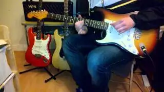 left handed Fernandes revival strat from 1980's