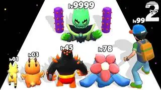 MONSTER SQUAD RUSH - Level Up Monster Max Level Gameplay (Monster Squad Evolution Run Games) Ep2
