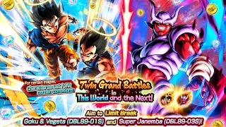 Twin Grand Battles in This World and the Next! ( Dragon Ball Legends )